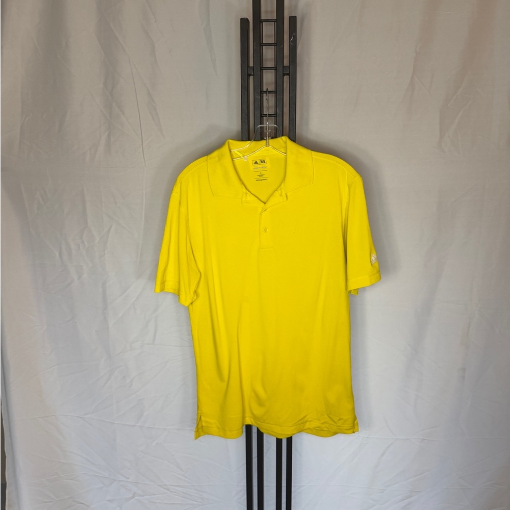 adidas Bright Yellow Men's Polo Shirt